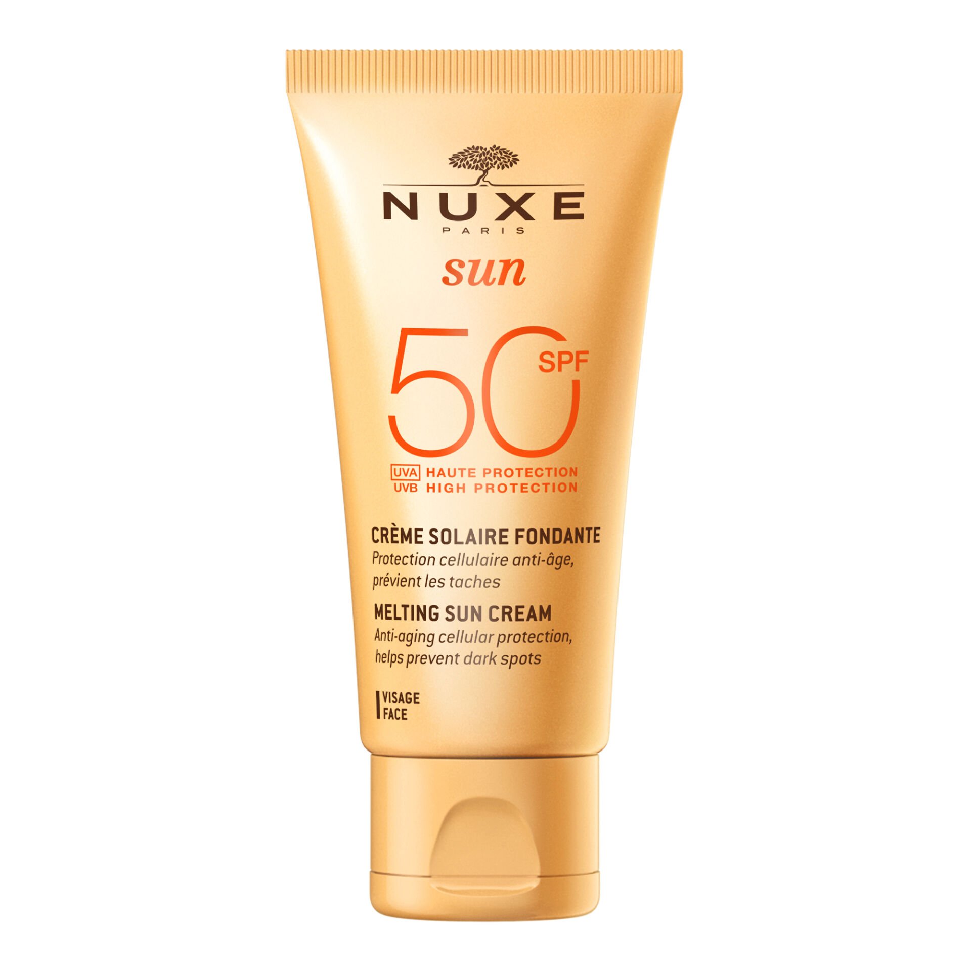 Nuxe Sun Creme Fondante Visage Haute Protection Spf50 50ml