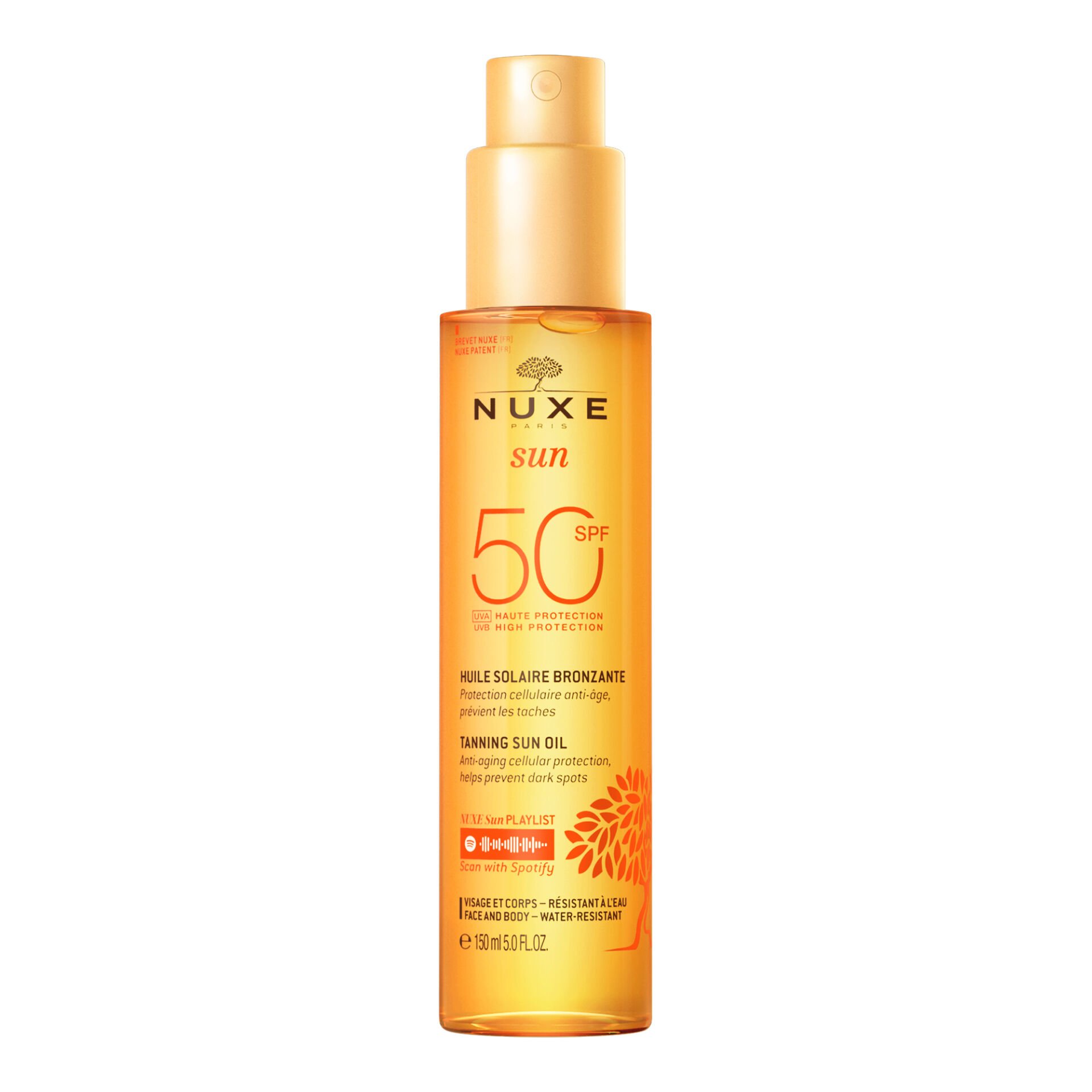 Nuxe Sun Huile Solaire Bronzlaştırıcı Yüz ve Vücut Yağı SPF50 - 150 ml