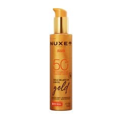 Nuxe Altın Işıltılı Bronzlaştırıcı Güneş Koruyucu Yağ SPF50 - 150 ml