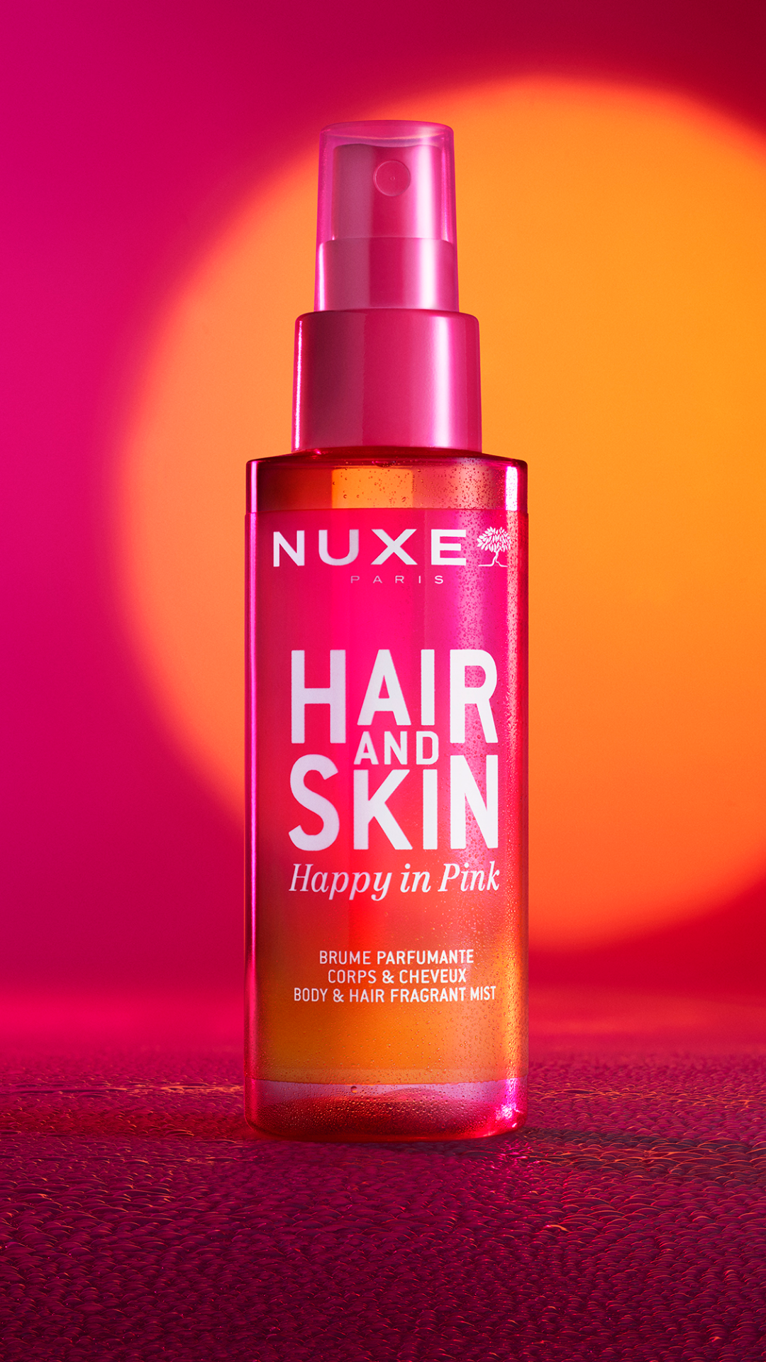 Nuxe Hair and Skin Happy in Pink Body and Hair Fragrant Mist 100 ml