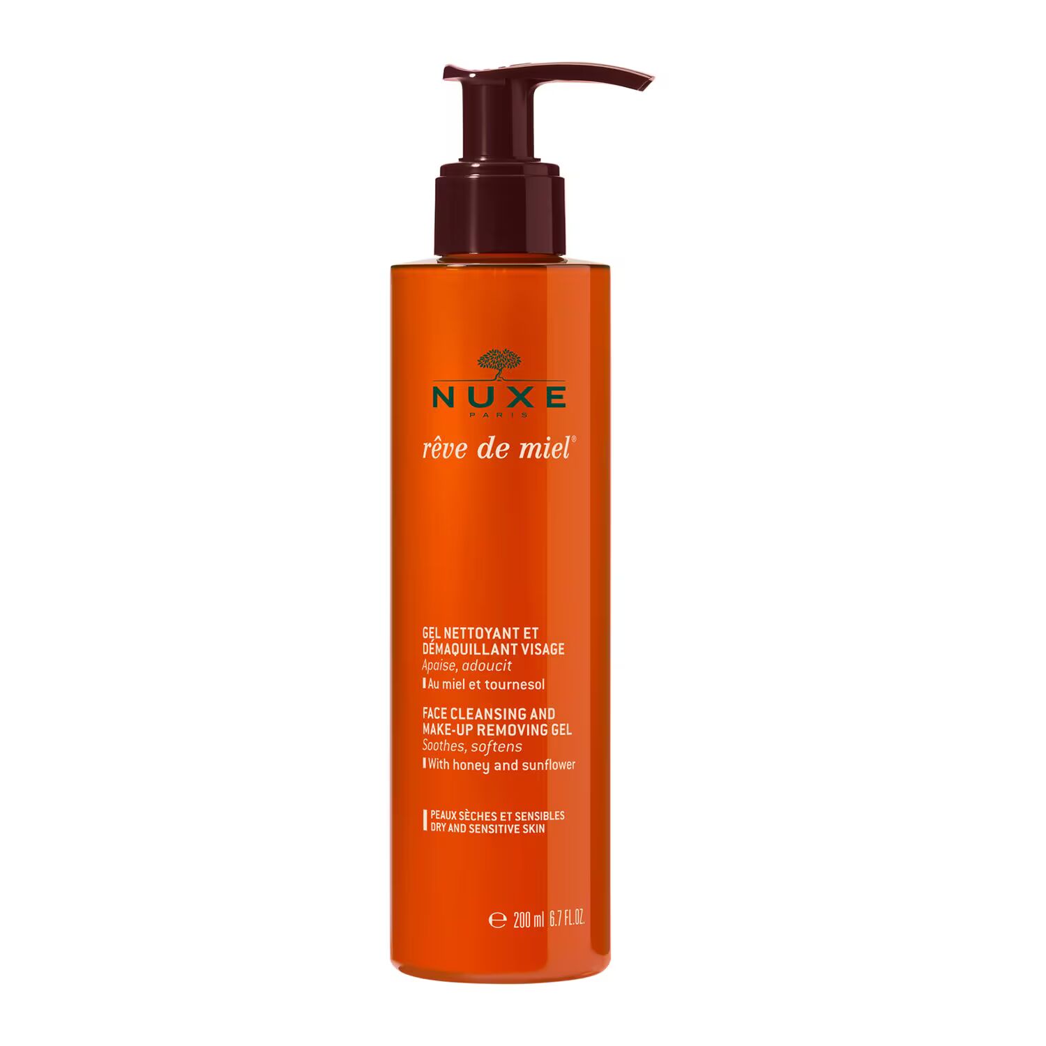 Nuxe Reve De Miel Face Cleansing And Make Up Removing Gel 200ml