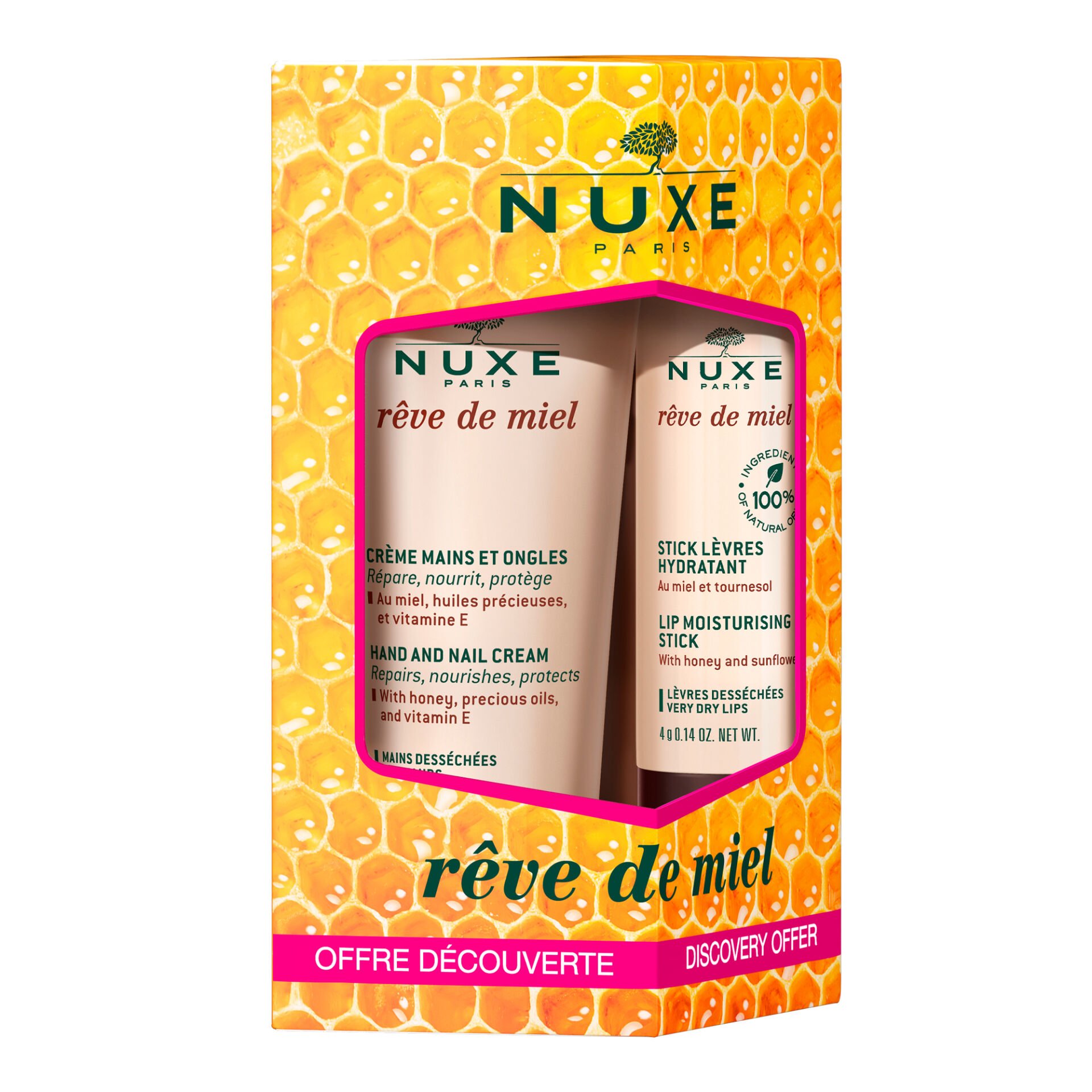 NUXE Reve de Miel Dudak Stick + El Kremi 30 ML