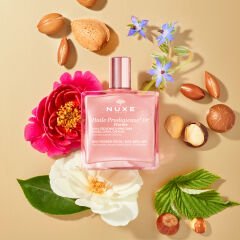 Nuxe Huile Prodigieuse Or Florale Pembe Parıltılı Çiçeksi Çok Amaçlı Kuru Yağ 50 ML