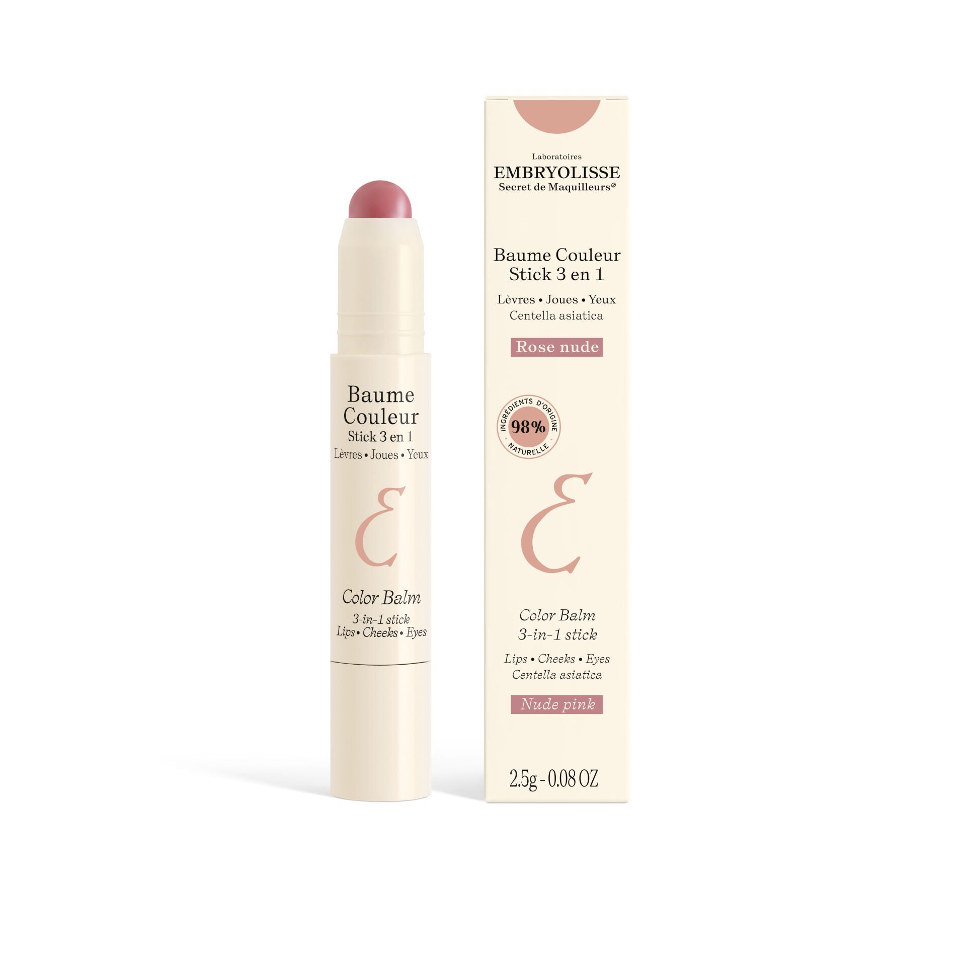 Embryolisse Comfort Lip Balm Nude Pink