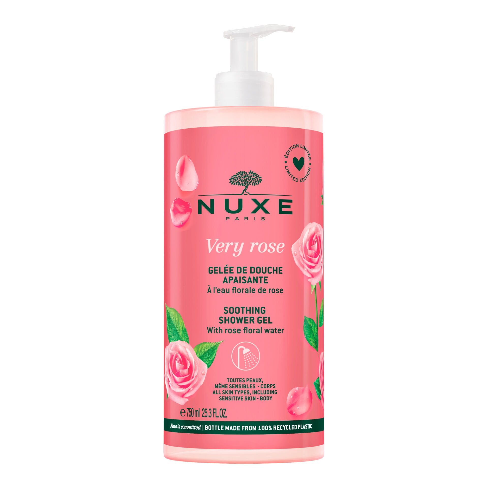 Nuxe Very Rose Shower Gel 750 ml