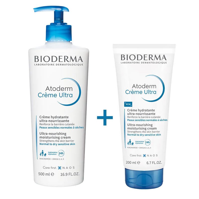 Bioderma Atoderm Creme Ultra 500ml + Atoderm Creme Ultra 200 ml