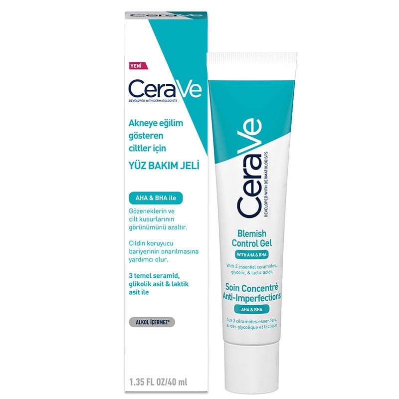 CeraVe Akneye Eğilim Gösteren Ciltler İçin Yüz Bakım Jeli 40 ml